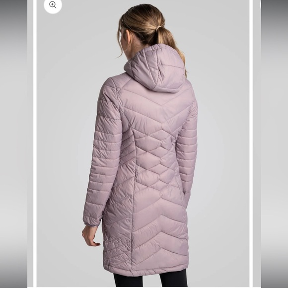 Paradox Long Quilted Tricia Purple Primaloft Down Alternative winter Jacket XXL - Picture 2 of 15